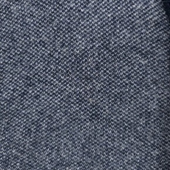 Emozioni Uomo Italy Sweater Cardigan Blue White Birdseye Wool Blend Buttons L - Picture 4 of 16